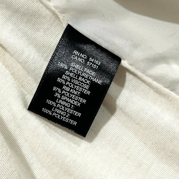 NWT Marc New York White Faux Leather Jacket Size XL - Picture 7 of 13